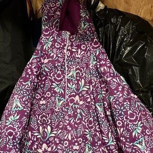 Columbia Purple and Teal Floral Jacket